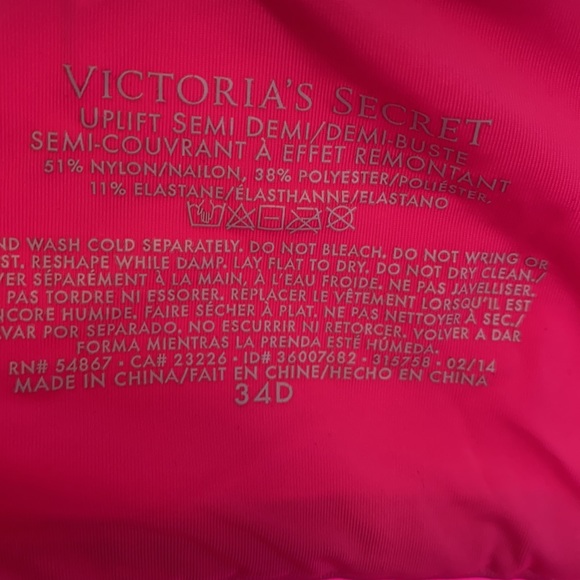 2 Victoria’s Secret bras 34D - Picture 8 of 9